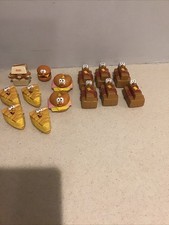 Vintage BURGER KING Kids Meal Lickety Splits Rolling Toy Lot of 14 Racers