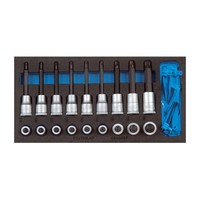 "Gedore 1500 CT1-ITX 19 LKP Satz SchraubendrehereinsäTze 1/2\" In Check-Tool-Modul"