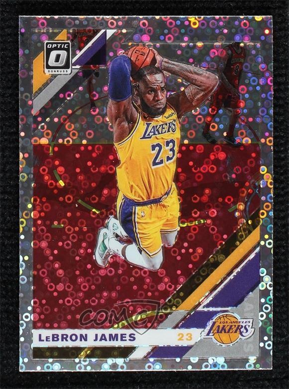 2019-20 Panini Donruss Optic Fast Break Prizm LeBron James #60 0m4q