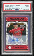 2023 Bowman Chrome Ascensions 105/150 Druw Jones #BA-14 PSA 9 MINT Auto 07lk