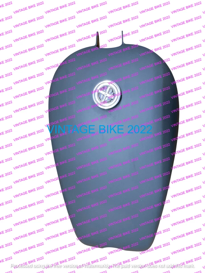 BSA B20 B21 250CC SV OHV CAMBIO DE MARCHA MANUAL ACERO CRUDO TANQUE DE GASOLINA + TAPA DE GRIFO/AJUSTE FO Foto 3 de 4