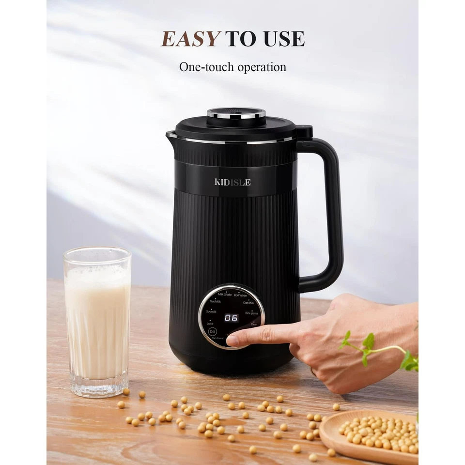 32oz 8-in-1 Automatic Soy Milk Maker with 20 Blades Auto Clean for Juice Food - Image 4 of 4