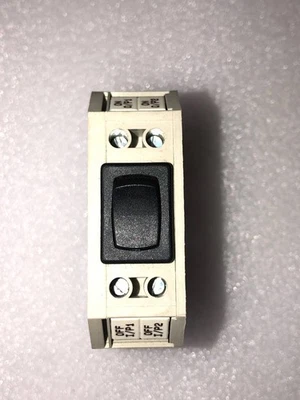 Weg 34.243.0012.0, Rocker Switch, DPST, 8A/125V, Din Rail Mount