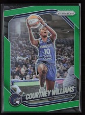 Courtney Williams 2025 Panini Prizm WNBA Green Prizms