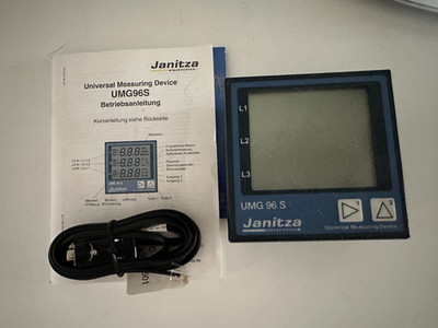 Janitza UMG 96S 52.13.001 Energy Meter Power Analyzer Panel Mount