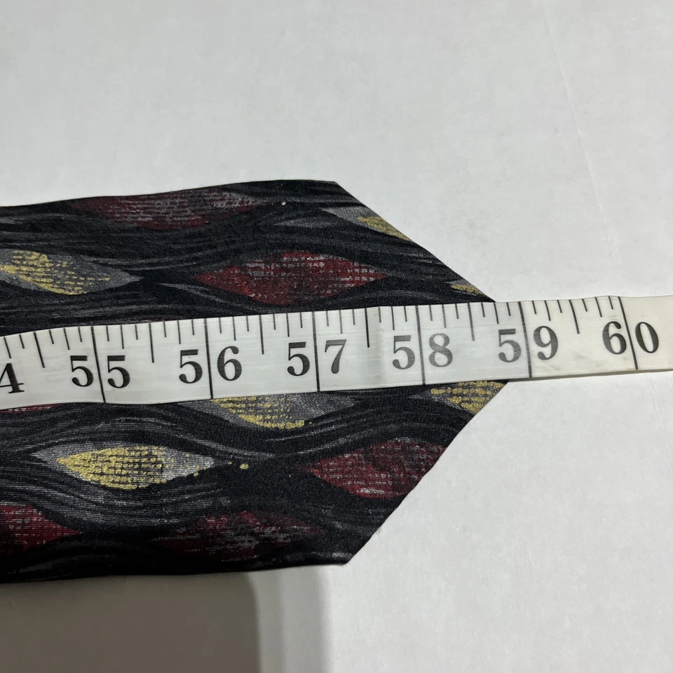 Corbata vintage Louis Roth para hombre / 59" pulgadas / 100% seda hecha en Italia C-4 Foto 4 de 4