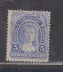 1911 NEWFOUNDLAND #108 5¢ PRINCESS MARY ROYAL FAMILY ISSUE F+NG