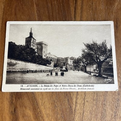 Postkarte Cpa - Avignon - Der Papstpalast und Notre Dame Des Doms
