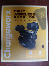 ChargeWorx True Wireless Earbuds with Charging Case Brand New