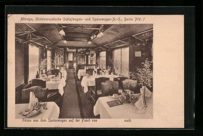AK Mitropa, Central European Sleeping Car and Dining Car AG, Dining Car, Inn 
