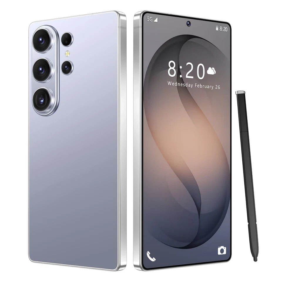 Unlocked Mobile Phone G26 Ultra 5G Dual SIM Android 14 Smartphone Cheap Phone - Photo 1/4