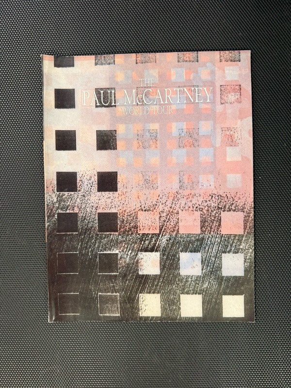 The Paul McCartney World Tour 1989-1990 Tour Book Program 