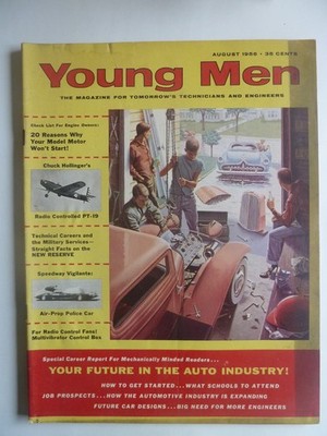 YOUNG MEN Magazine August 1956 Edition
