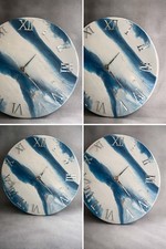 Epoxidharz Wanduhr 60 cm – Handgemacht