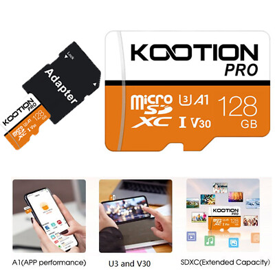 Micro SD Card Memory 128GB Lot Extreme Ultra Class 10 High Speed Flash Cards
