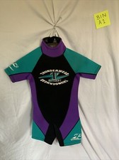 Thunderwear brand Black Purple Teal Children  s Wetsuit size XS