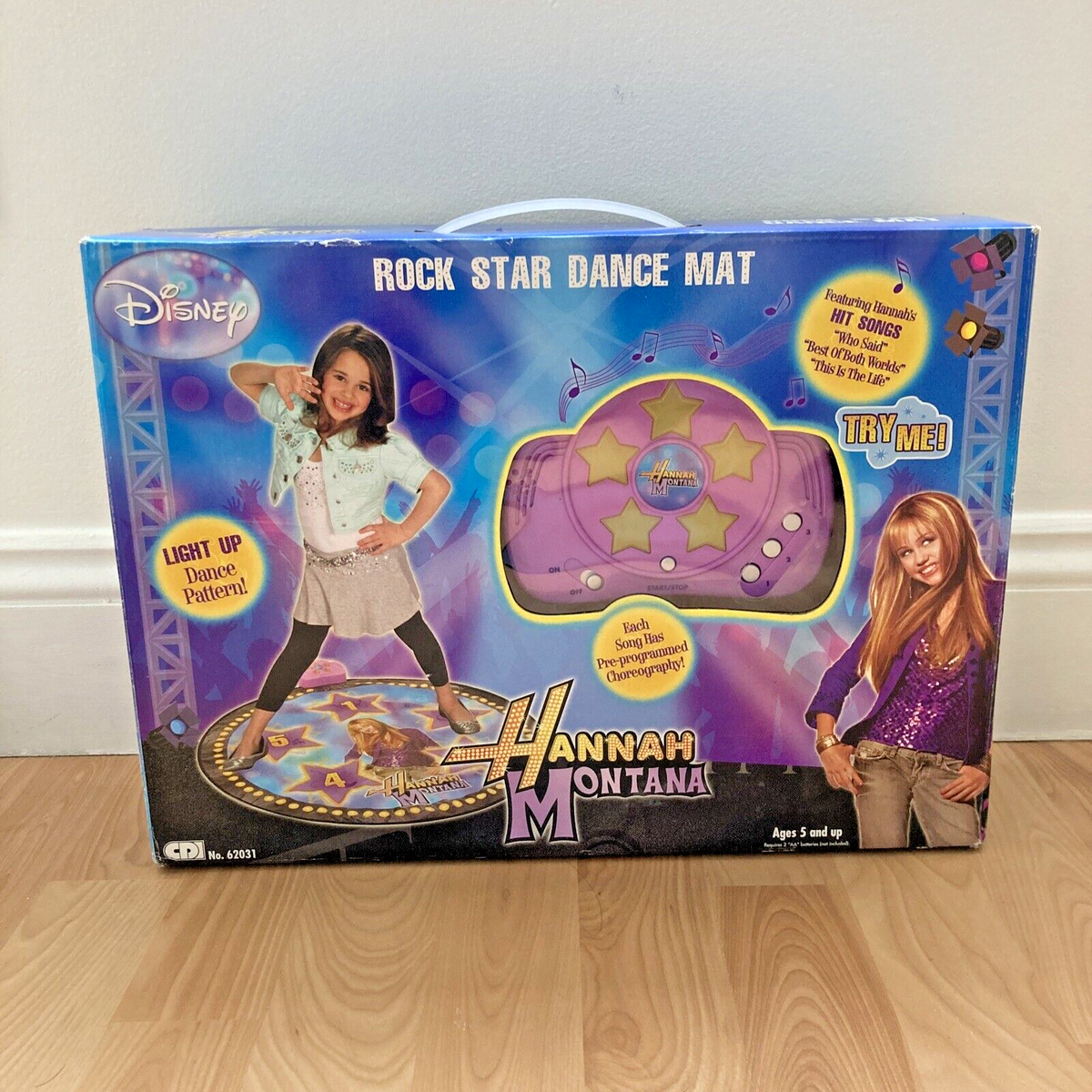 Hannah Montana Rock Star Dance Mat DISNEY | TESTED w/ original box