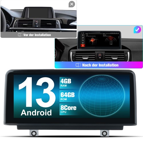 für BMW F30 F31 F32 F33 NBT 10,25'' SWC GPS Navi 4G Autoradio CarPlay Android 13 - Bild 3 von 10