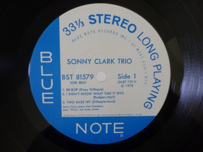 Sonny Clark Trio Blue Note GXK 8051 Japan VINYL LP | eBay