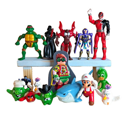 Action Figuren Konvolut Spielzeug TMNT Star Wars Ben 10 Angry Birds Mario Power Rangers