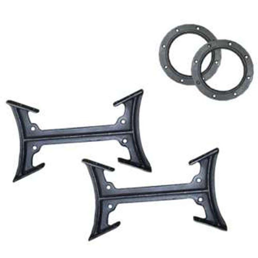 Cast Iron Barrel Adapter Kit for Double Barrel Camp Stove Outdoor Wood  Heater 313043636618 | eBay