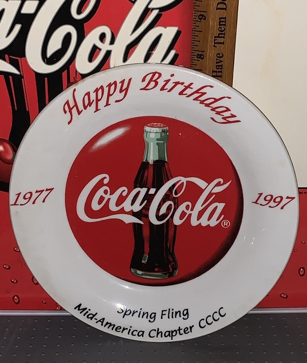COCA - COLA COLLECTOR'S CLUB MID AMERICA CHAPTER HAPPY BIRTHDAY 20