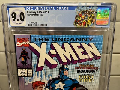 Uncanny X-Men 268🔥CGC 9.0🔥Classic Jim Lee Cover art🔥CUSTOM Uncanny X-Men 268🔥CGC 9.0🔥Classic Jim Lee Cover art🔥CUSTOM