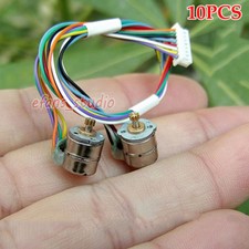 10PCS Mini 8mm 2-Phase 4-Wire Micro Precision Stepping Stepper Motor Copper Gear