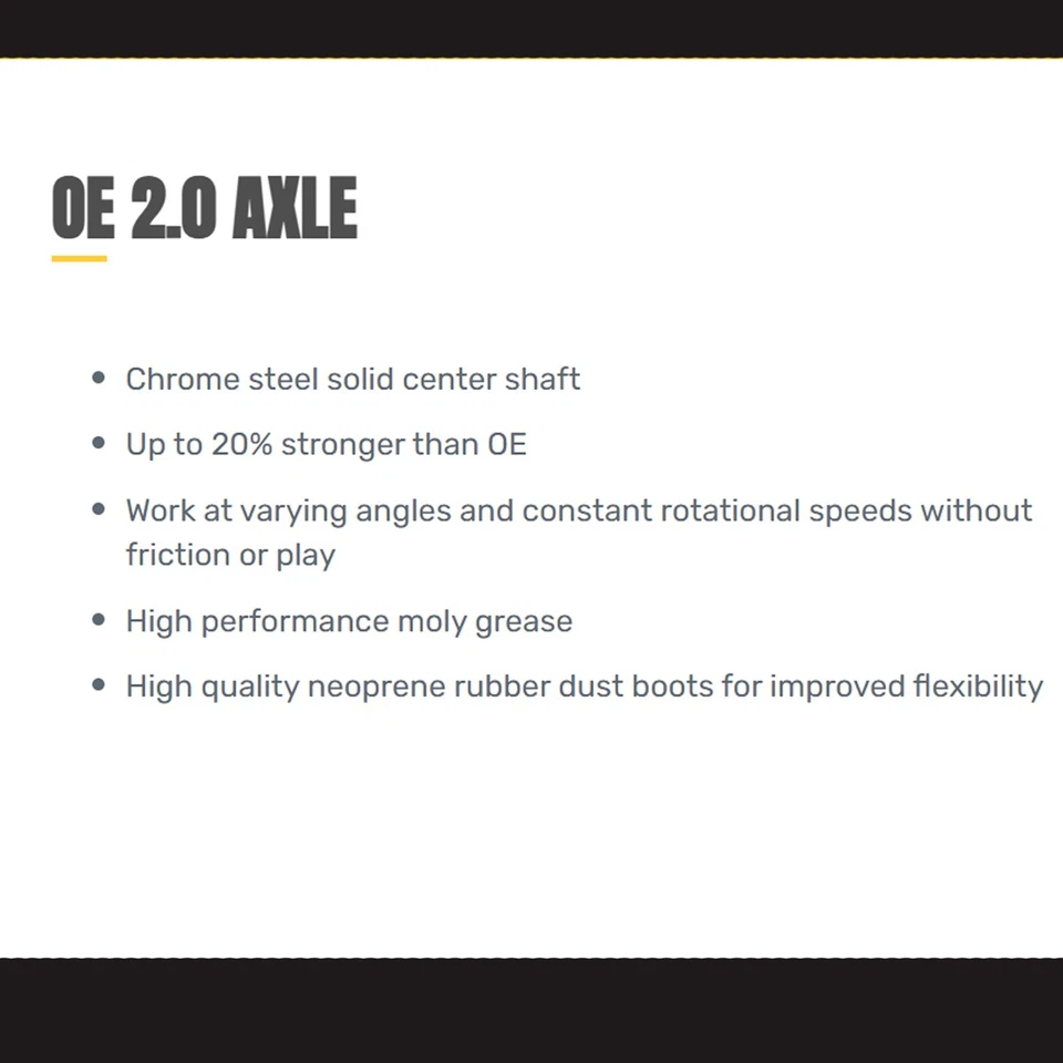 Eje delantero izquierdo Open Trail OE 2.0 HD CV 2012 Can Am 800 1000 XXC XT IRS Foto 4 de 4