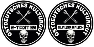 2-Takter Aufkleber Ostdeutsches Kulturgut Sticker Feinstaubplakette 2 Stück!
