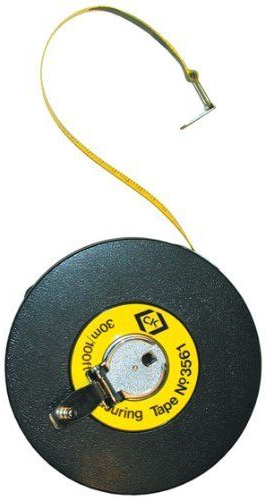 CK TOOLS 30m 100ft FIBREGLASS MEASURING TAPE T3561 100