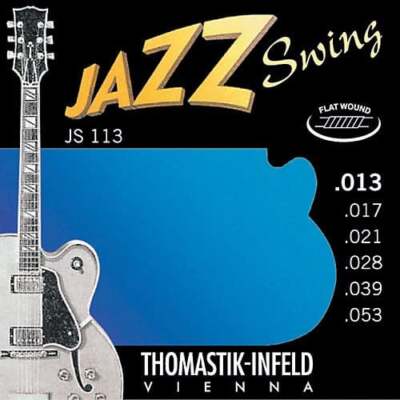 Thomastik-Infeld JS113 Jazz Swing Flat Wound Set, 13-53