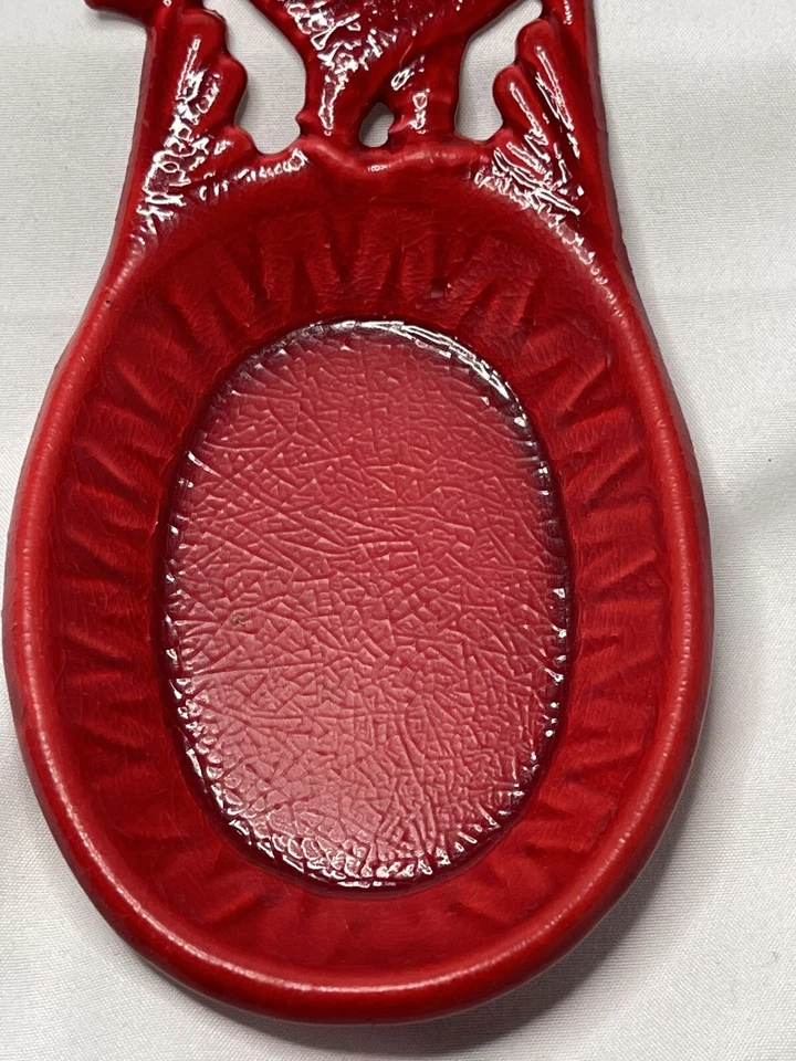 Old Dutch International RED ROOSTER SPOONREST made of Cast Iron O.D.I. ODI - Image 4 of 4