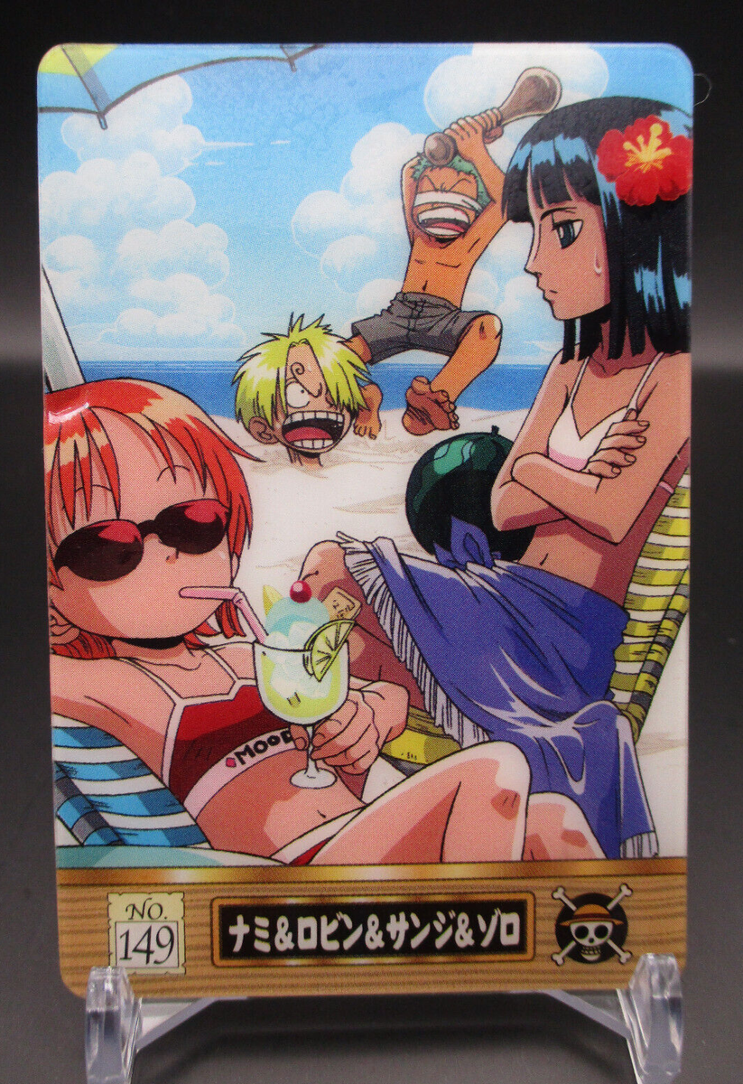 NAMI Robin Sanji Zoro King of Pirates Gummy Card No.149 One Piece