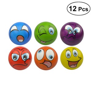 funny face stress ball