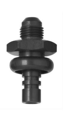 Fragola Performance # 6 AN x Ford EFI Adapter 0.435'' Shank Black 491986-BL