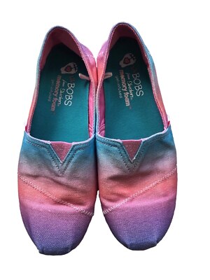 Women's Skechers Shoes Casual Pink Blue Size 3