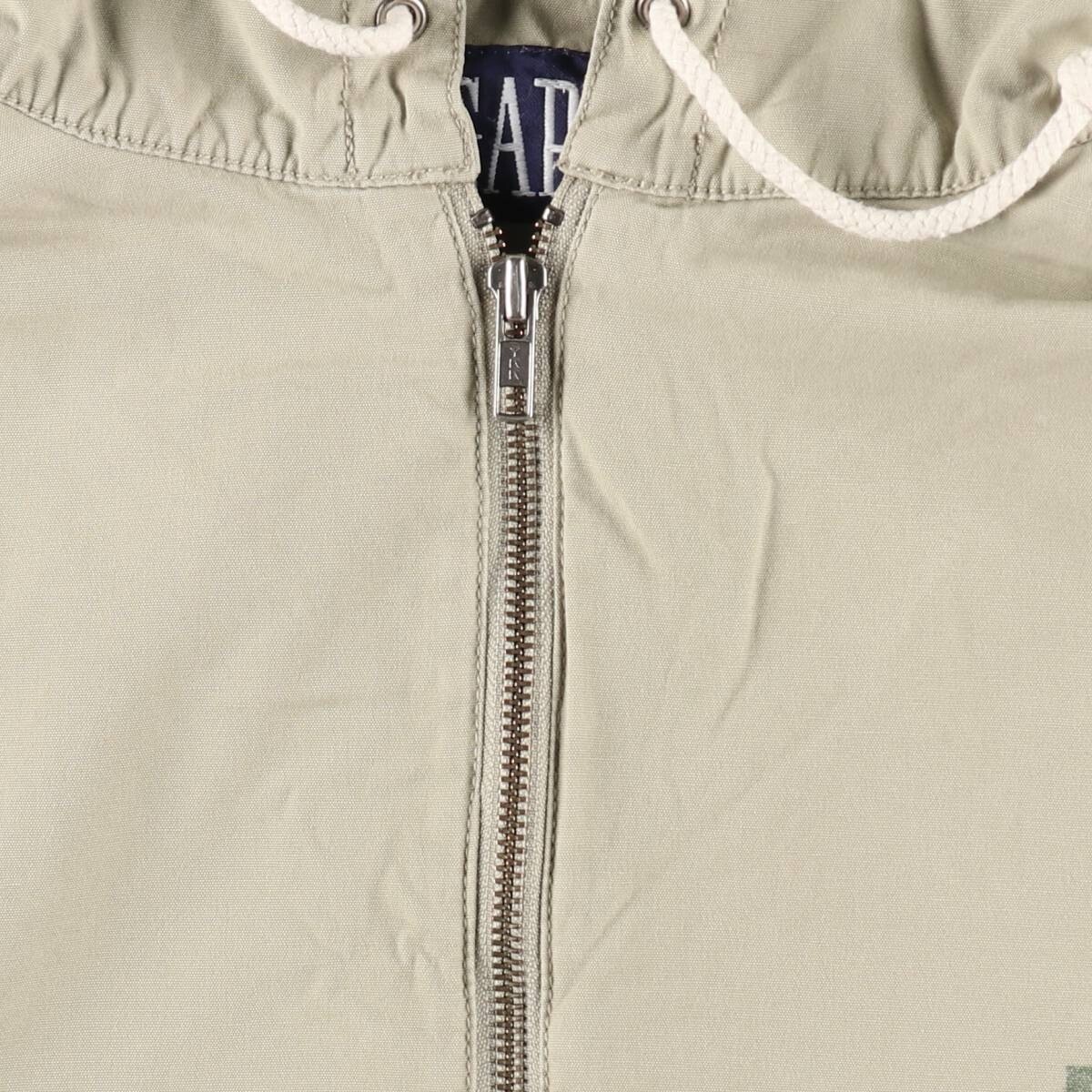 90'S GAP Old Gap Half Zip Cotton Hoodie Men's M Size Vintage