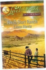 Fresh-Start Ranch (Love Inspired LARGE PRINT) - Paperback - GOOD