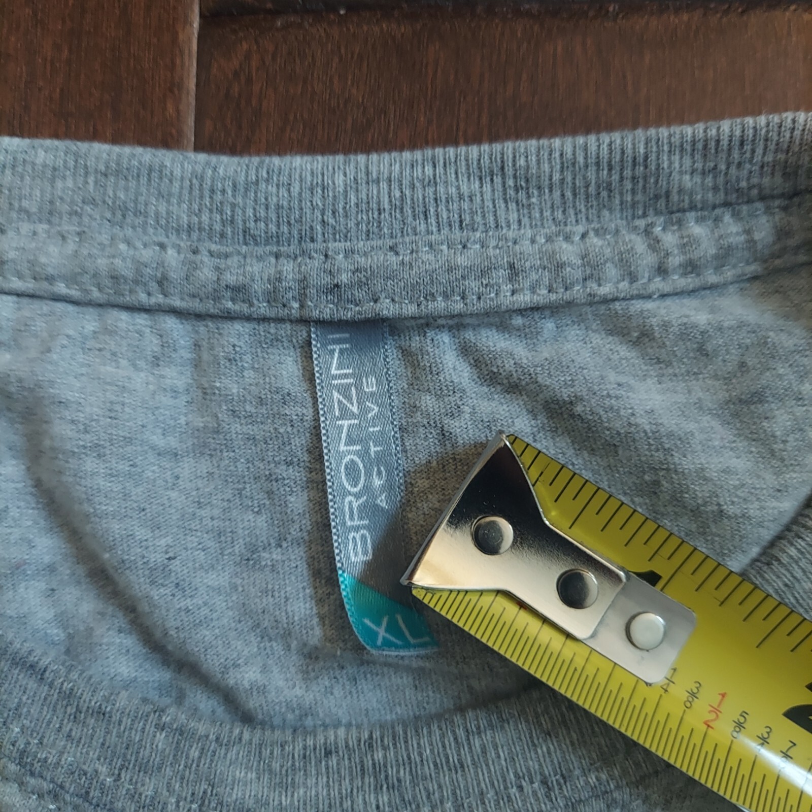 Bronzini Active Men's Solid Gray Heather Short Sl… - image 10