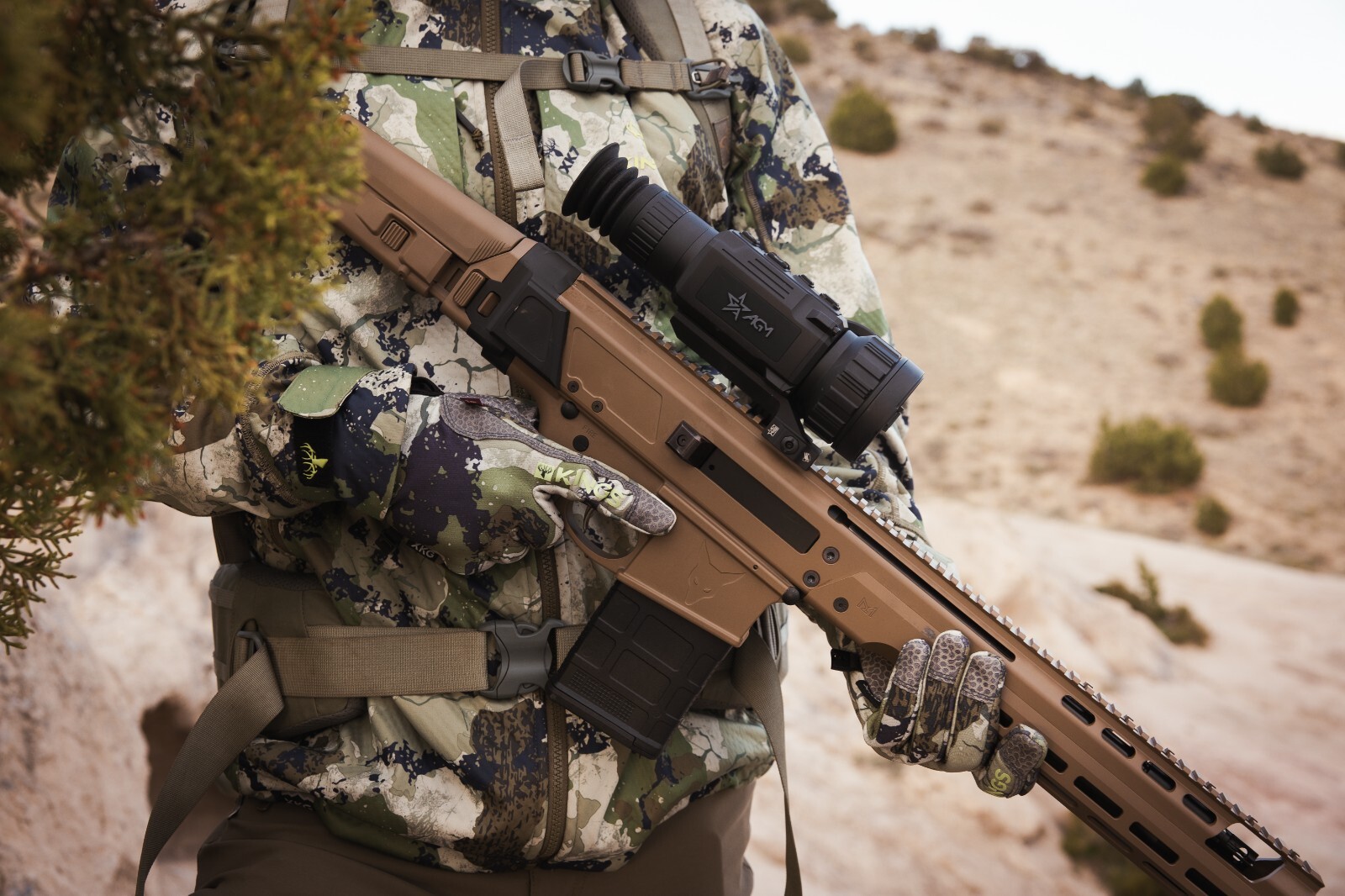 AGM Rattler V3 LRF 50-640 Thermal Weapon Sight (Free 10-Hr Battery Pack!)