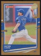 2020 Donruss Baseball Jacob deGrom Press Proof Gold /5 #71
