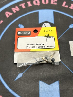 Du-Bro /Dubro. 921 Micro- Clevis (For .047 Pushrod)