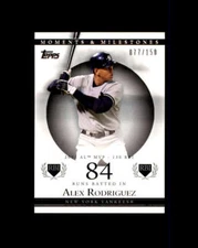 2007 Topps Moments and Milestones #34 Alex Rodriguez 150 (ref 164806)