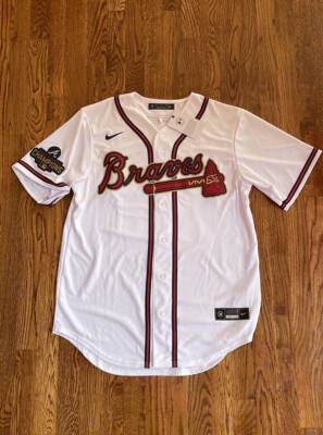 Nike Atlanta Braves Gold Program World Series Jersey Sz Nike Atlanta Braves Gold Program World Series Jersey Sz