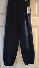 OLD NAVY KIDS Performance Fleece Pants - Blue on Gray - Size M 6-7