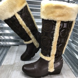 vegan faux fur boots