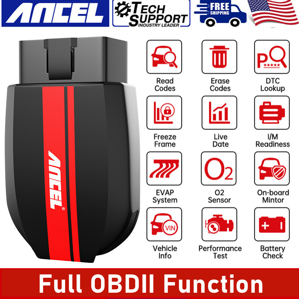 Automotive OBD2 Code Reader Bluetooth Check Engine Fault Light Car Scanner OBDII-image