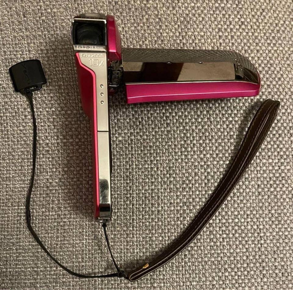 Sanyo Xacti DMX-CS1 Digital Camera Camcorder Pink Used Japan Tested - Image 4 of 4