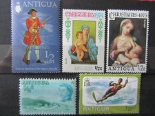 Antigua  Lot 5 Marken  Postfrisch